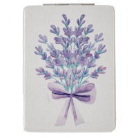 Зеркало карманное (блок 12шт), L6 W8,5 H1 см, 4в.