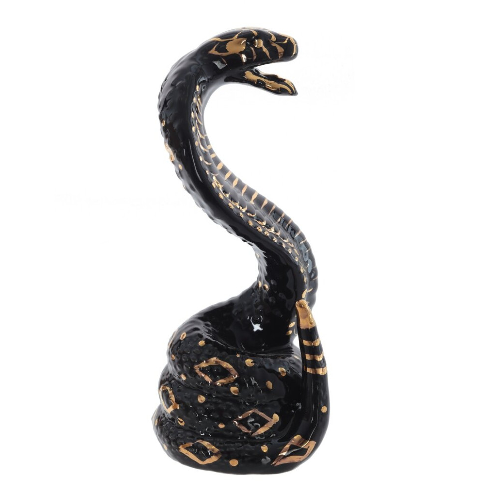 Фигурка декоративная "Змея", L8 W7 H15 см