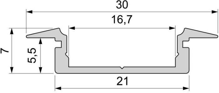 Профиль для светодиодной ленты ET-01-15 975060 Deko-Light