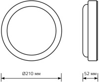 Настенно-потолочный светильник Lite 126418225 Gauss