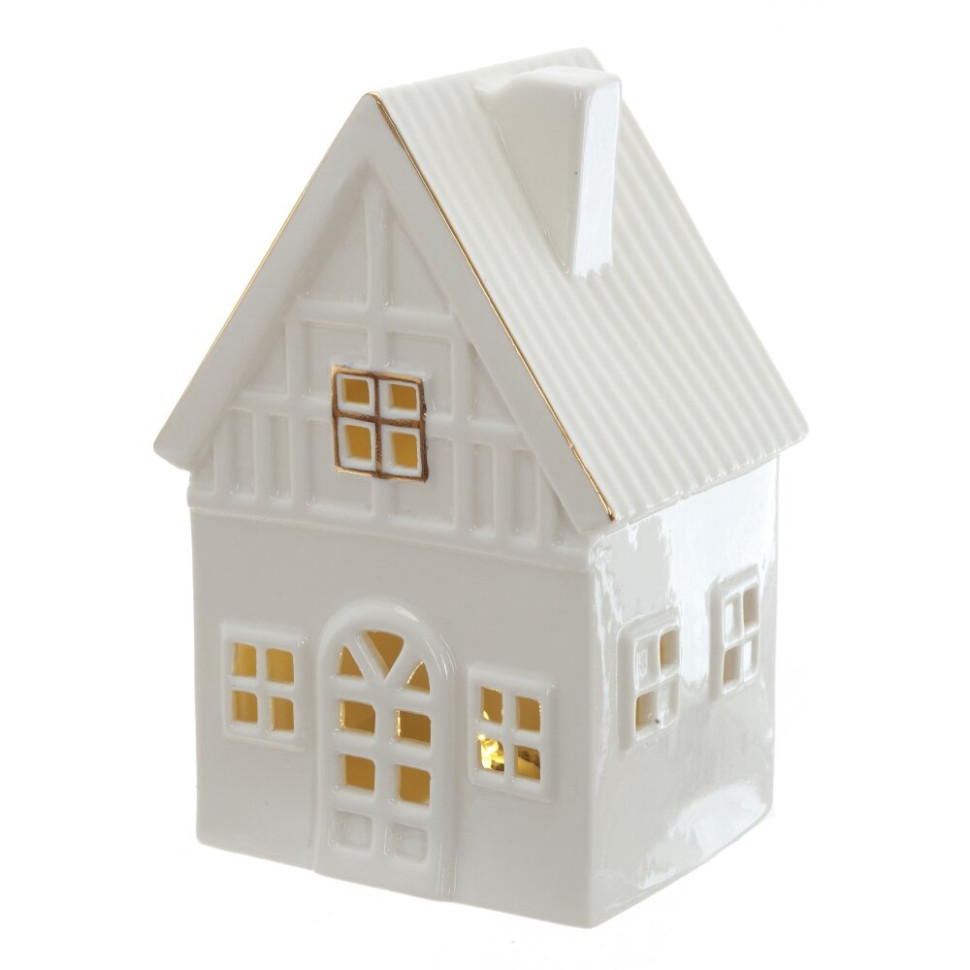 Фигурка декоративная "Домик" с подсветкой (2хLR44), L10 W7,5 H15 см