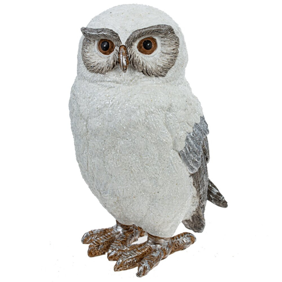 Фигурка декоративная "Сова", L11 W10 H21 см, 2в.