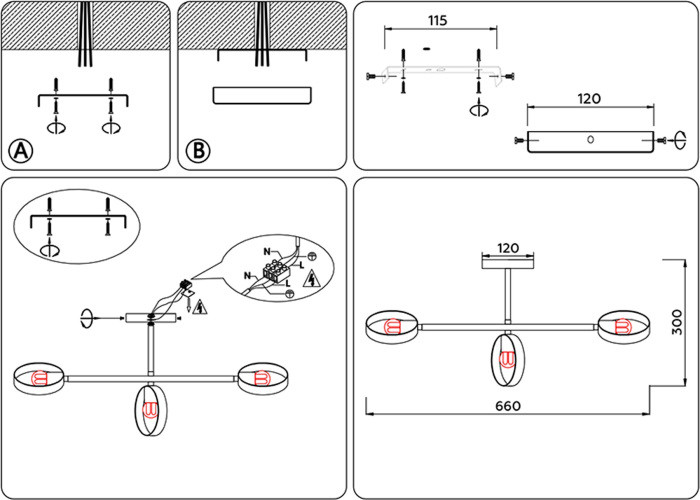 Потолочная люстра TRADITIONAL TR8228 Ambrella