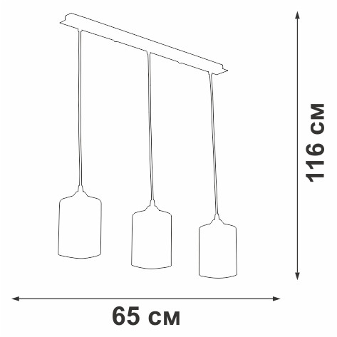 Подвесной светильник  V4923-0/3S Vitaluce