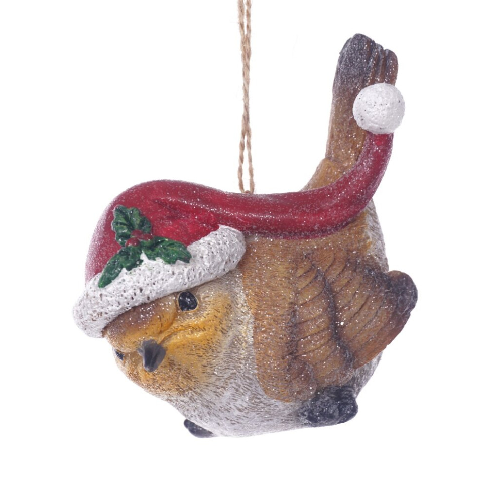 Фигурка декоративная подвесная "Птичка",  L9 W5 H8 см, 2в.