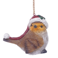 Фигурка декоративная подвесная "Птичка",  L9 W5 H8 см, 2в.