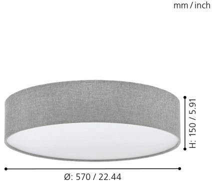 Настенно-потолочный светильник Pasteri 97613 Eglo