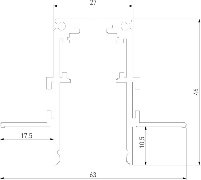 Шинопровод Slim Magnetic 85209/00 Elektrostandard