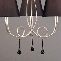 Подвесная люстра Mantra Paola Painted Silver 3532 Подвесная люстра Mantra Paola Painted Silver 3532