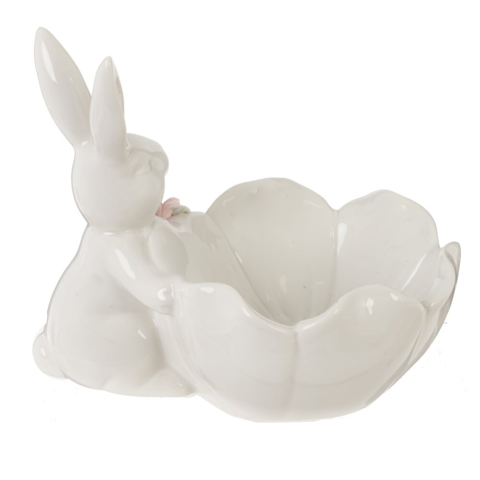 Конфетница "Заяц", L15 W11,5 H13 см