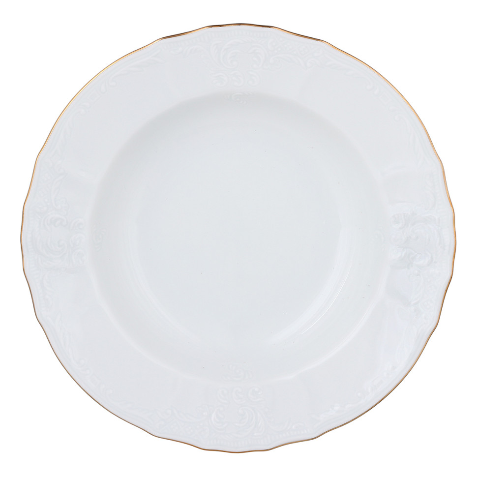 Набор глубоких тарелок 23см.6шт."Бернадот белый 311011" Bernadotte