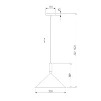 Подвесной светильник Eurosvet Nippon 50024/1 белый
