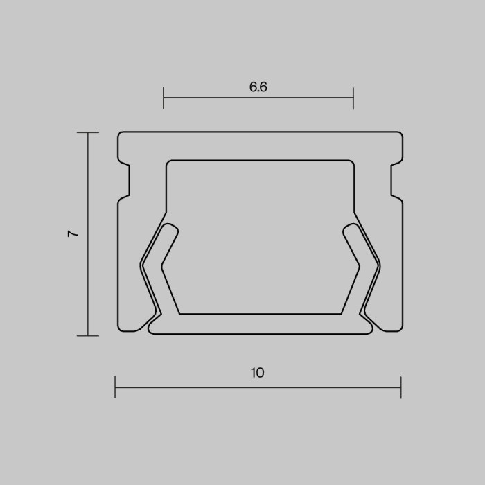 Профиль для светодиодной ленты  631001 Maytoni