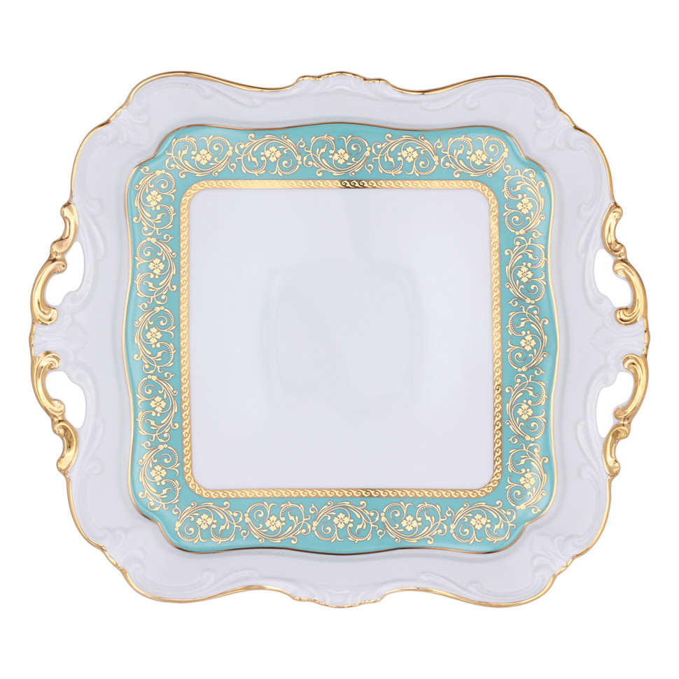Блюдо квадратное н/н 30см."Декор 2768"